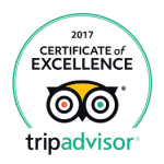 Certificat of excellence 2017 - la terrasse des climats