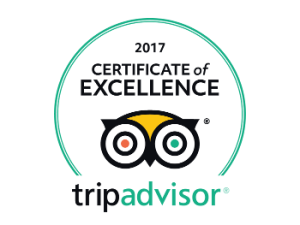 Certificat of excellence 2017 - la terrasse des climats